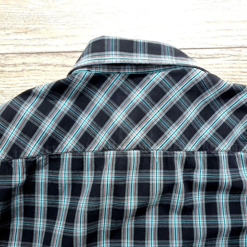 Club Scullers Mens Slim Fit Long Sleeve Shirt 40CM (Medium) Casual Office Work - Picture 9 of 11
